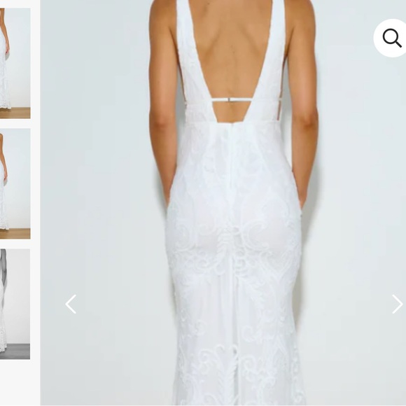 Ruby Sees Alexander Event Dress White - NWT 8 - Picture 2 of 11